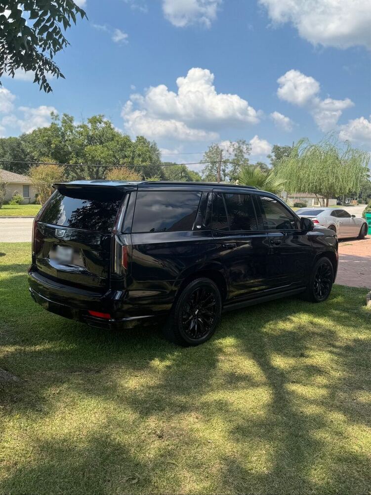 Black Cadillac Escalade detail