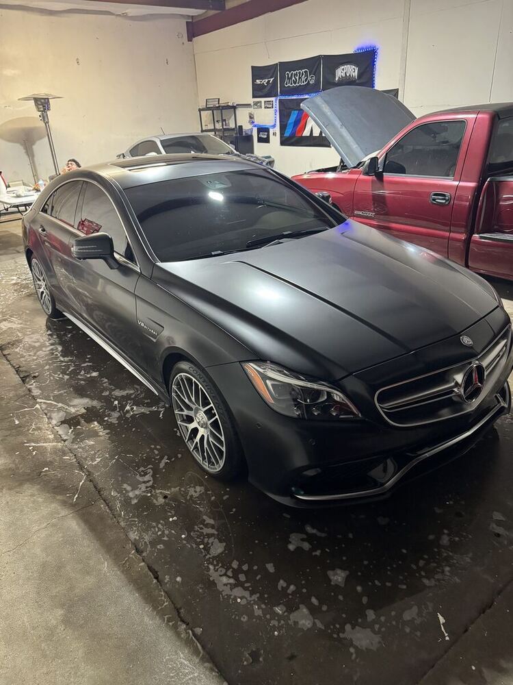 Freshly detailed luxury vehicle